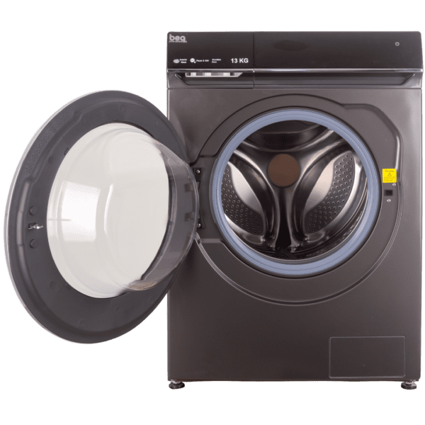 Machine à laver beq 13Kg BEQ03B1324 tactile avec tambour spacieux, idéal pour de grandes quantités de linge et un usage quotidien